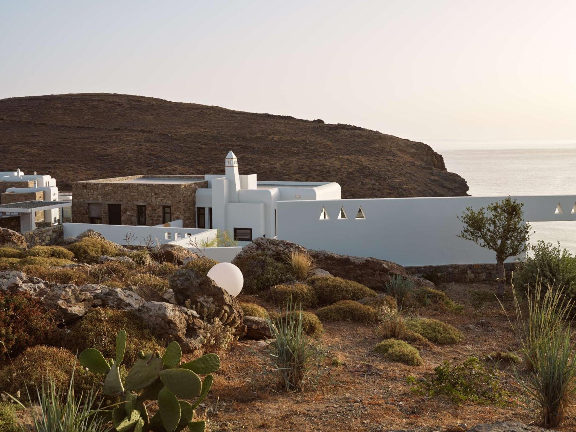 Semeli Coast Mykonos Curio Collection By Hilton Hotel Merchia Beach ภายนอก รูปภาพ