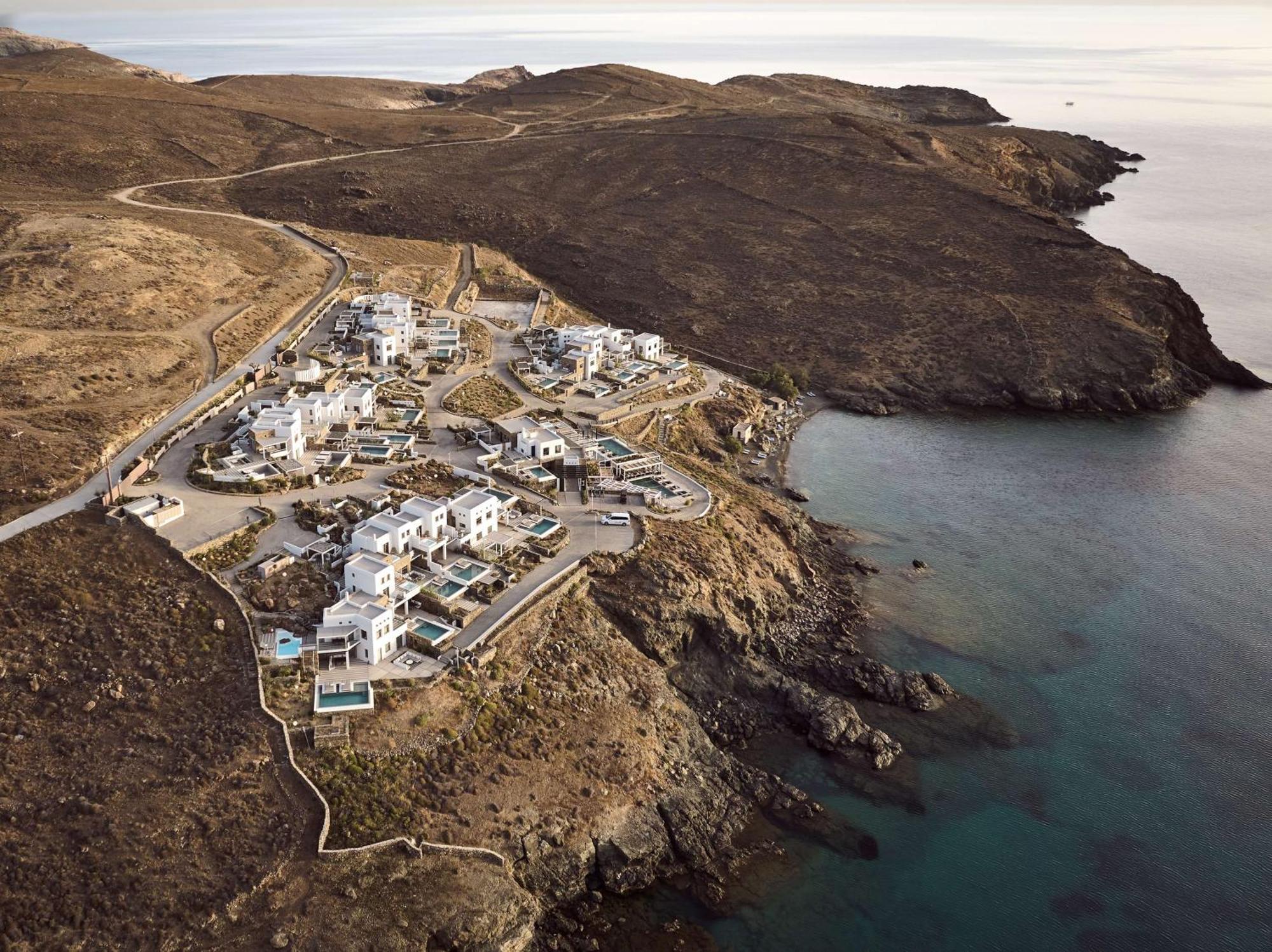 Semeli Coast Mykonos Curio Collection By Hilton Hotel Merchia Beach ภายนอก รูปภาพ