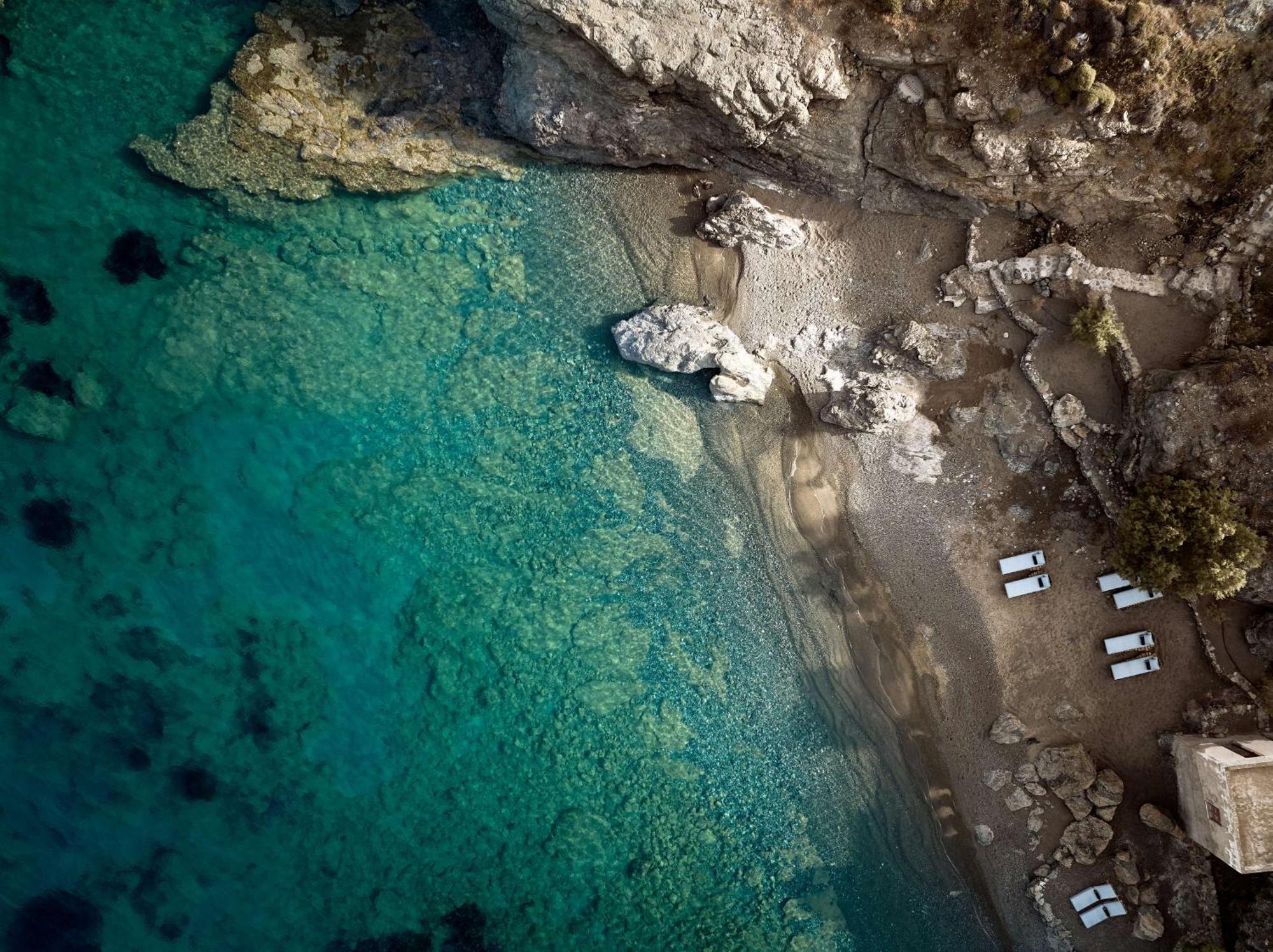 Semeli Coast Mykonos Curio Collection By Hilton Hotel Merchia Beach ภายนอก รูปภาพ