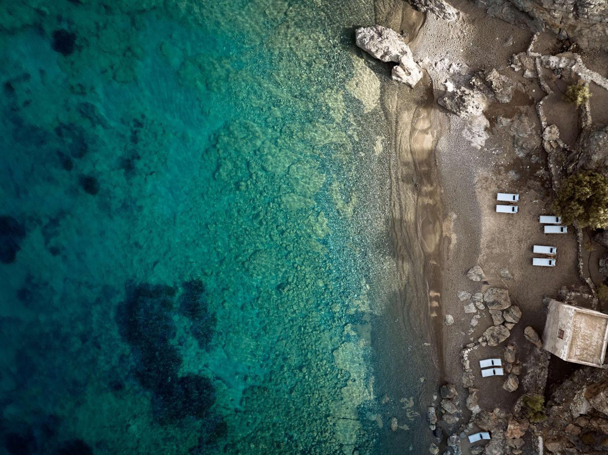 Semeli Coast Mykonos Curio Collection By Hilton Hotel Merchia Beach ภายนอก รูปภาพ