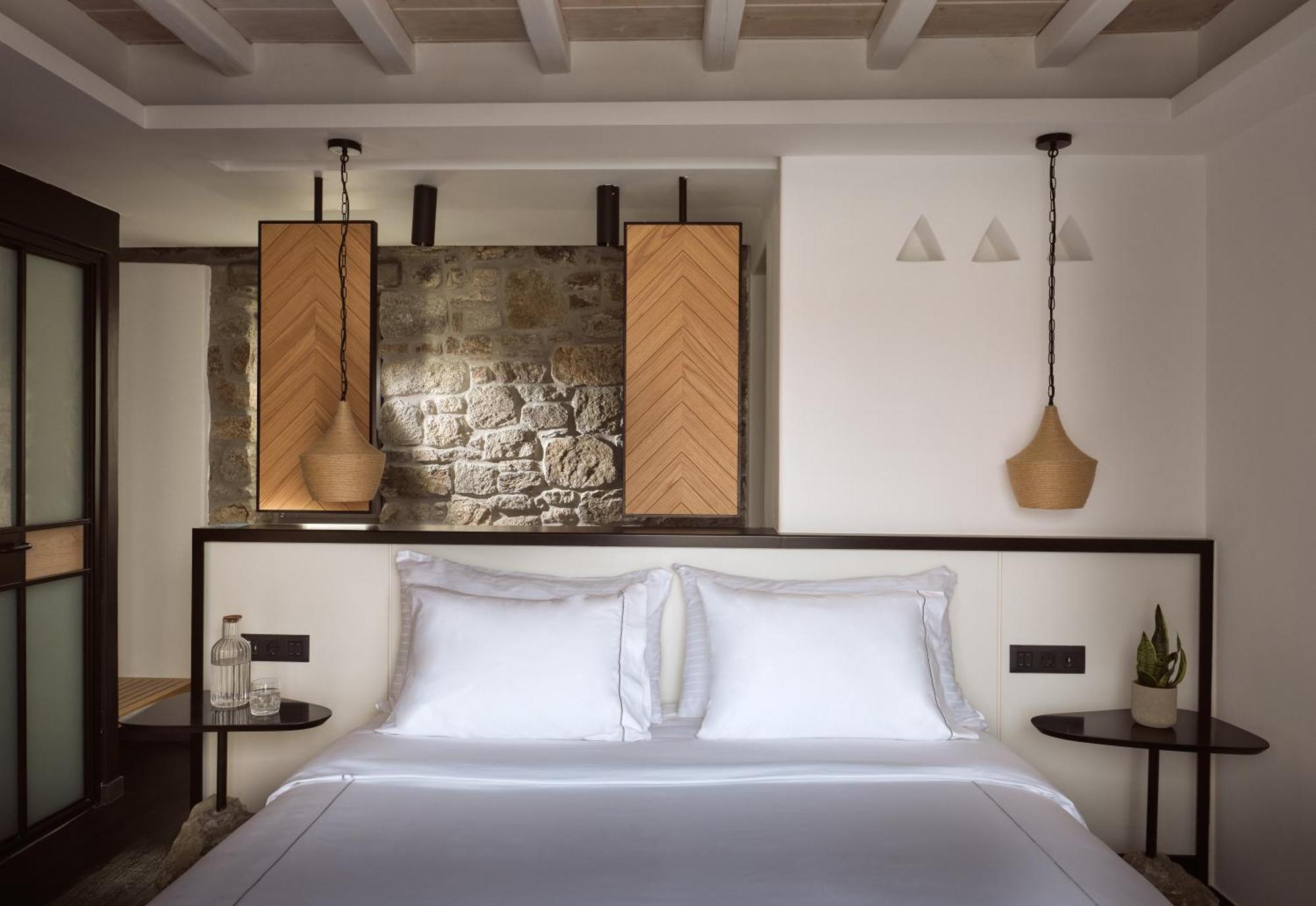 Semeli Coast Mykonos Curio Collection By Hilton Hotel Merchia Beach ภายนอก รูปภาพ
