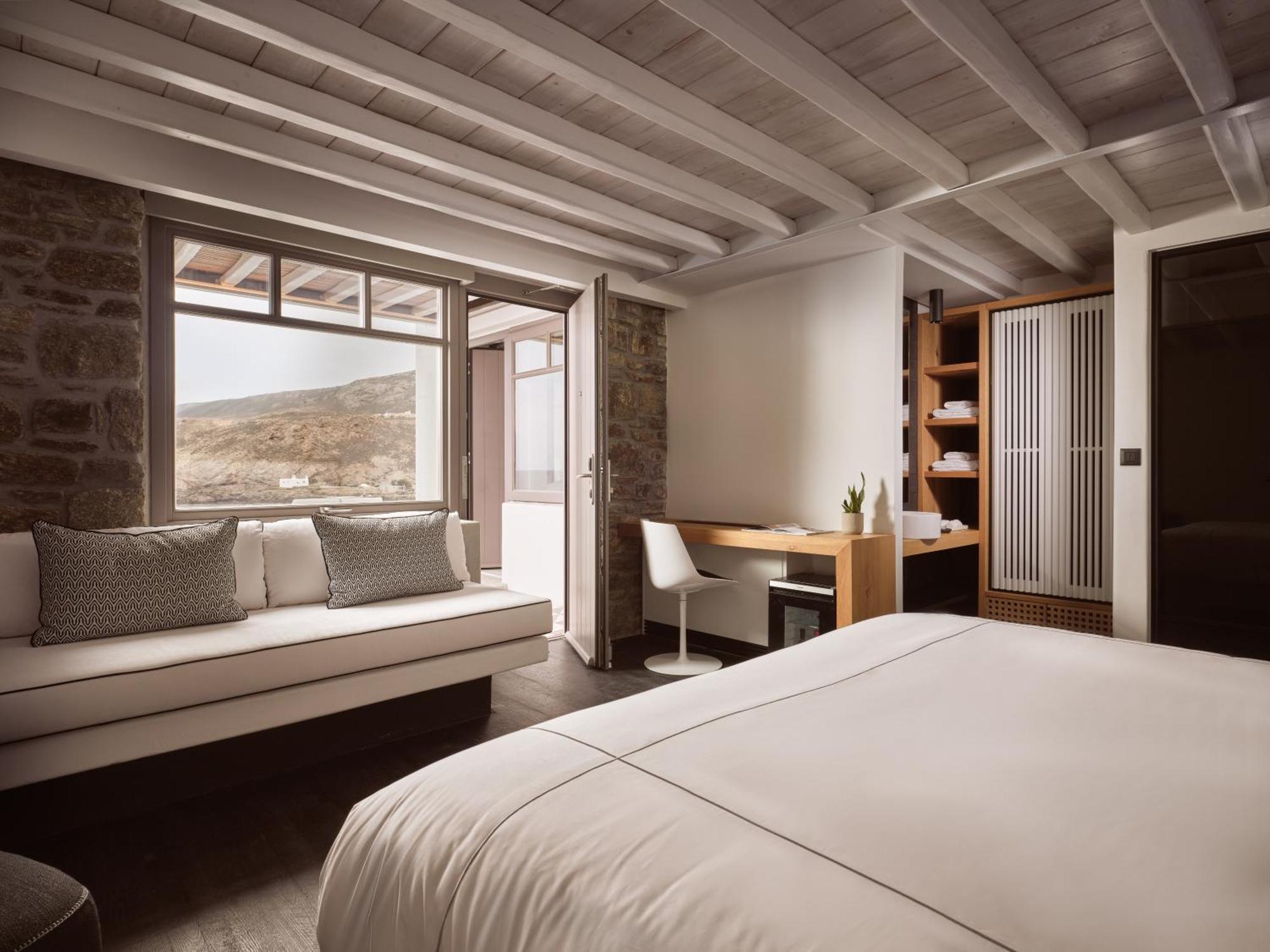 Semeli Coast Mykonos Curio Collection By Hilton Hotel Merchia Beach ภายนอก รูปภาพ