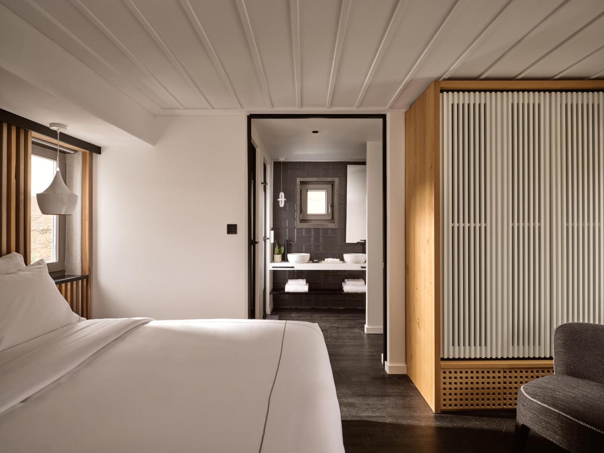 Semeli Coast Mykonos Curio Collection By Hilton Hotel Merchia Beach ภายนอก รูปภาพ