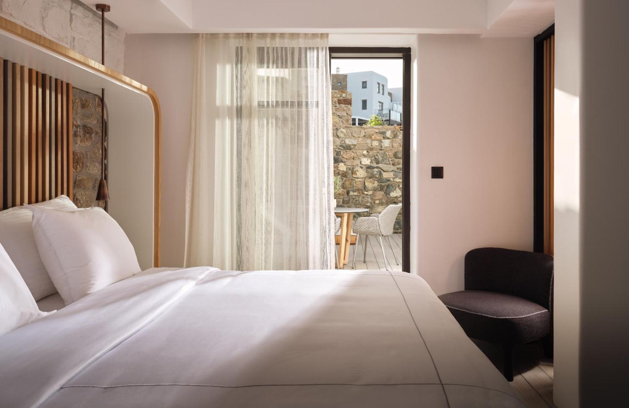Semeli Coast Mykonos Curio Collection By Hilton Hotel Merchia Beach ภายนอก รูปภาพ