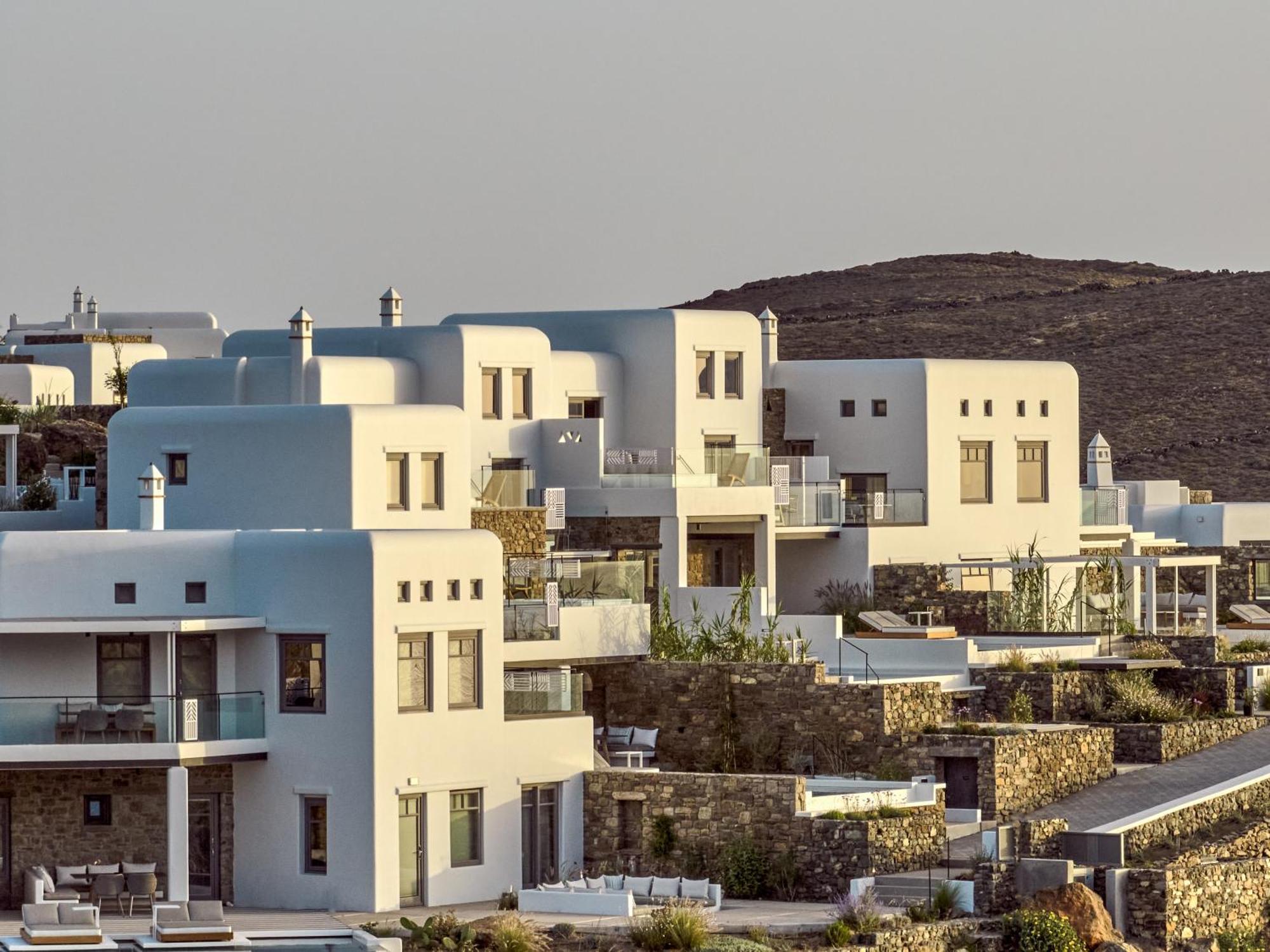 Semeli Coast Mykonos Curio Collection By Hilton Hotel Merchia Beach ภายนอก รูปภาพ