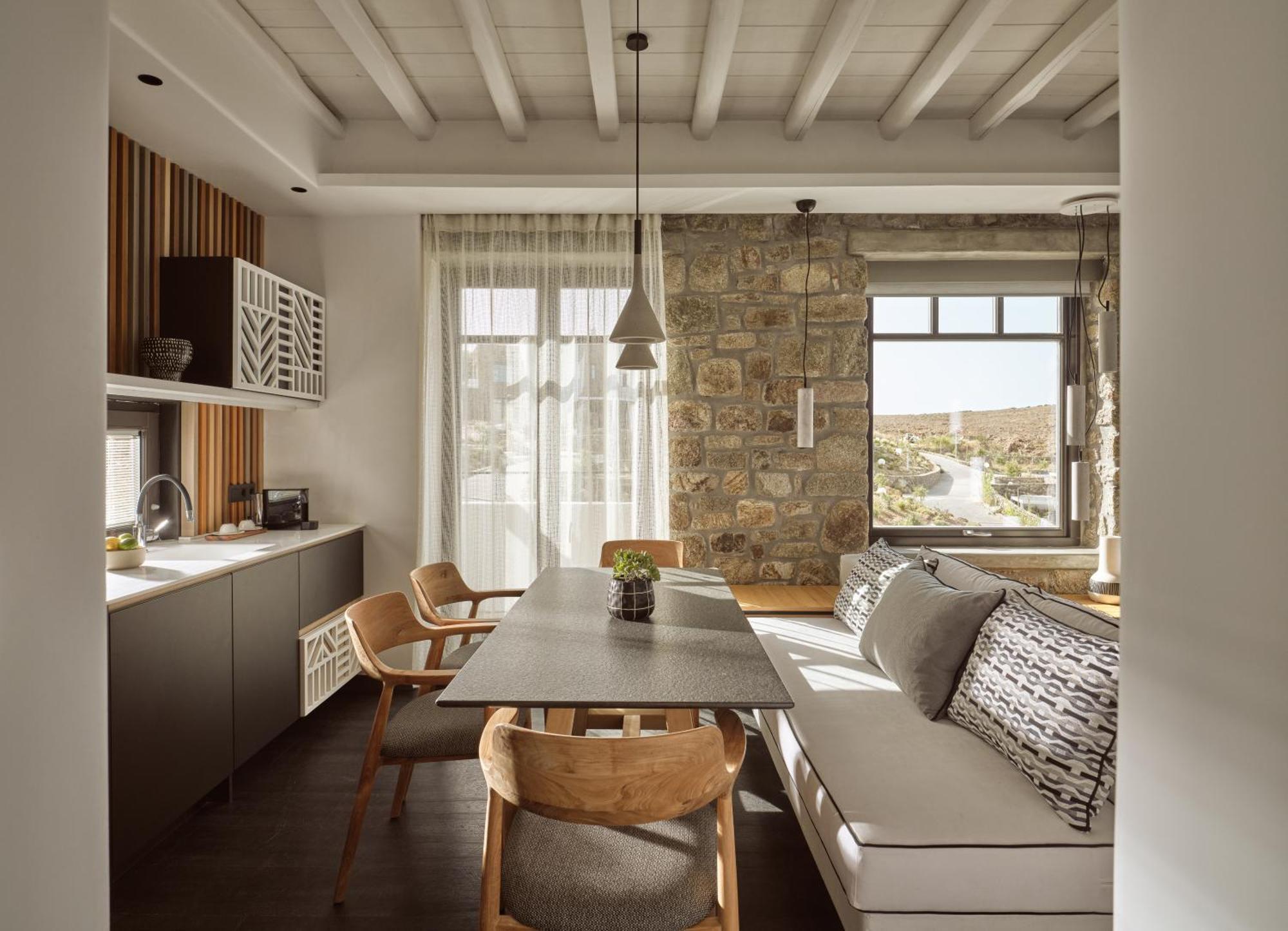 Semeli Coast Mykonos Curio Collection By Hilton Hotel Merchia Beach ภายนอก รูปภาพ
