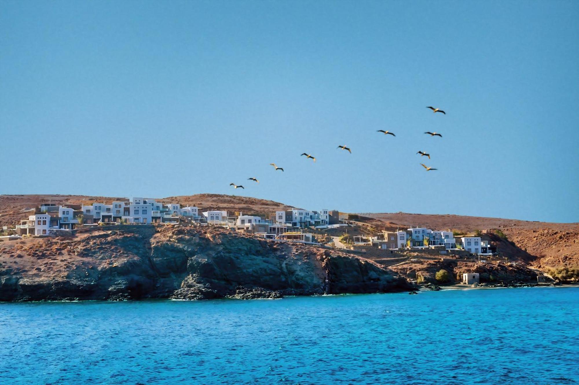 Semeli Coast Mykonos Curio Collection By Hilton Hotel Merchia Beach ภายนอก รูปภาพ