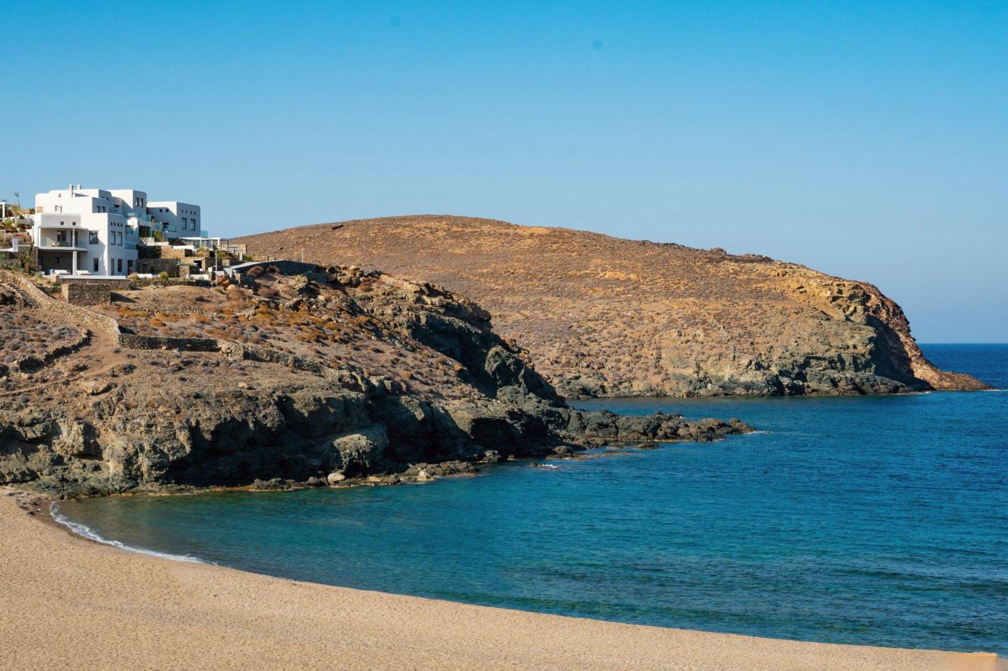 Semeli Coast Mykonos Curio Collection By Hilton Hotel Merchia Beach ภายนอก รูปภาพ